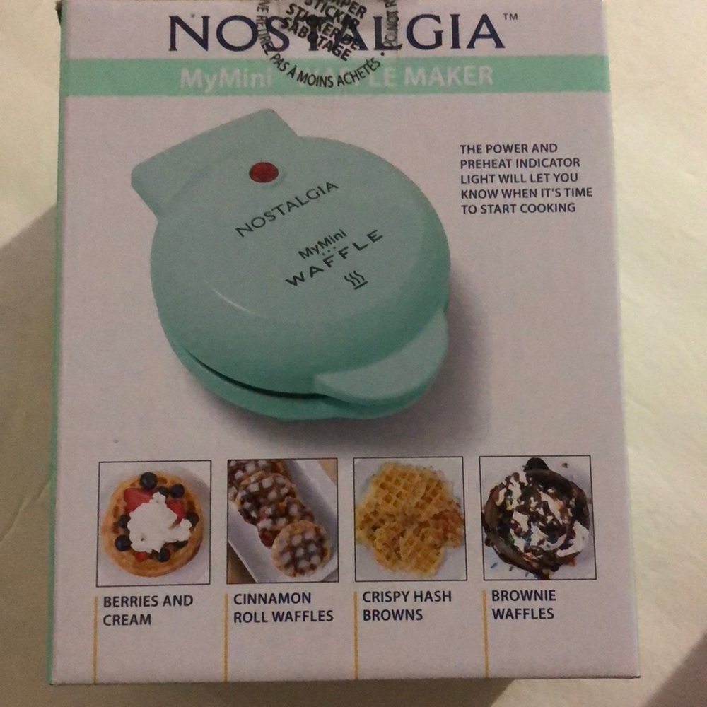 Nostalgia MyMini Waffle Maker